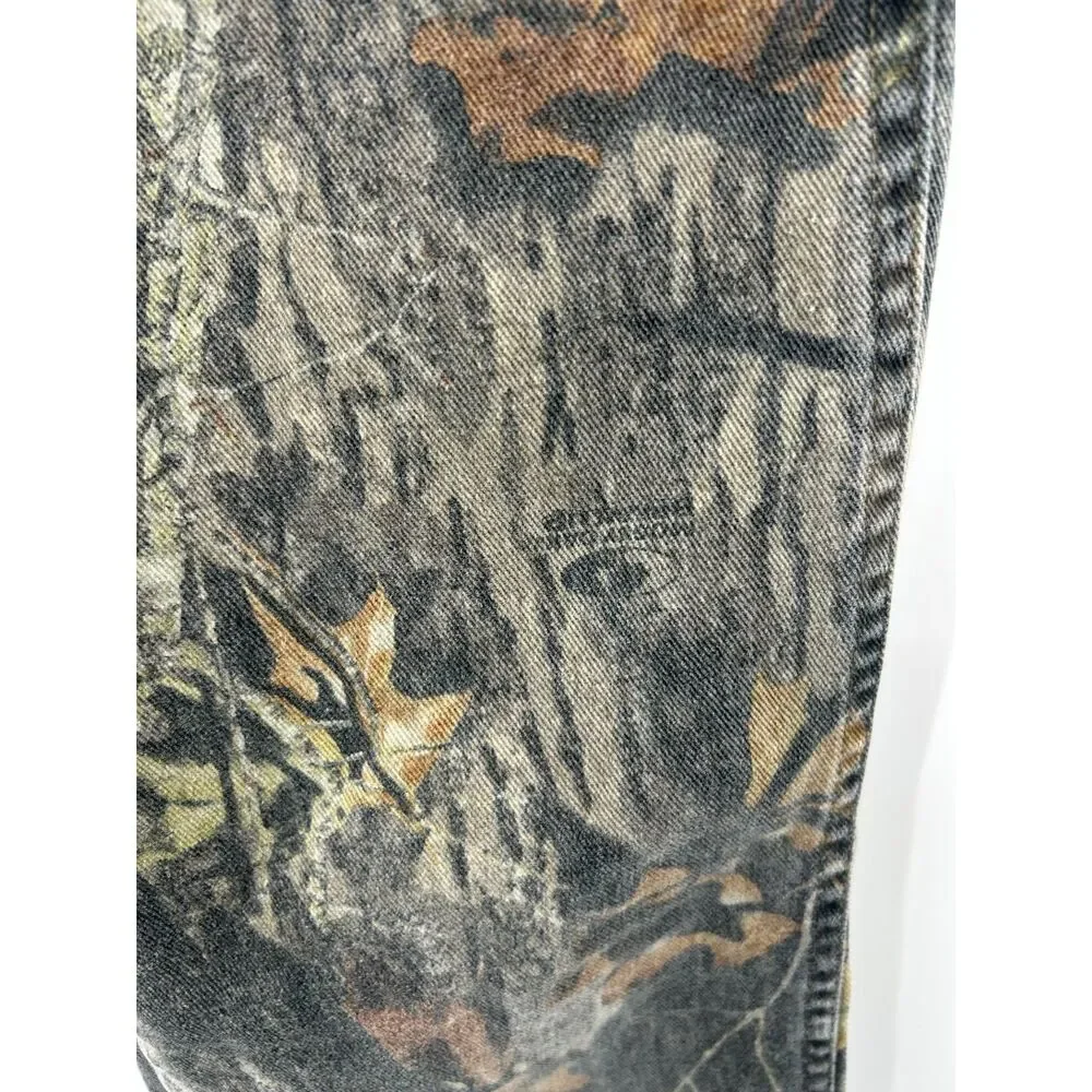 Vintage Wrangler Mossy Oak Camo Hunting Jeans Women 16 Camouflage Pant 26' waist